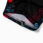 Pantaloncini a compressione Half Sumo Black Mamba Neon