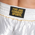 Pantaloncini kick-thai Leone DNA Premium AB969 Bianco