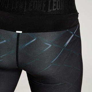 Pantaloni a compressione Leone MMA Cage AB974 Grigio scuro-Combat Arena