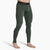 Pantaloni a compressione Leone Primal Instinct AB930 Verde-Combat Arena