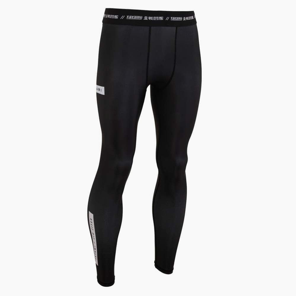 Pantaloni a compressione Tatami Fightwear Rival Solid Black