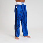 Pantaloni Kickboxing WAKO Leone AB992 Blu