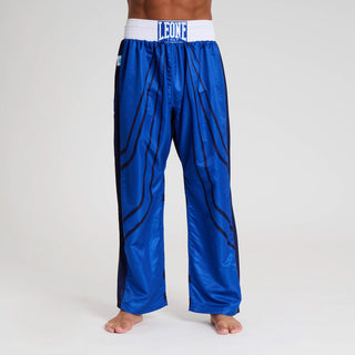 Pantaloni Kickboxing WAKO Leone AB992 Blu