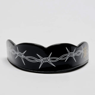 Paradenti Leone IUTER Barbed Wire PD02IU Nero-Combat Arena