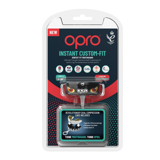Paradenti Opro Instant Custom-Fit Red Eyes