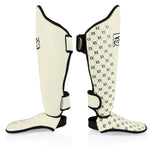 Paratibia Fairtex Competition SP5 con parapiedi Bianco