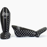 Paratibia Fairtex Competition SP5 con parapiedi Nero