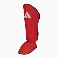 Paratibia con parapiede Adidas Pro Kickboxing WAKO Rosso-bianco