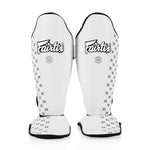 Paratibia Fairtex Competition SP5 con parapiedi Bianco