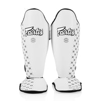 Paratibia Fairtex Competition SP5 con parapiedi Bianco