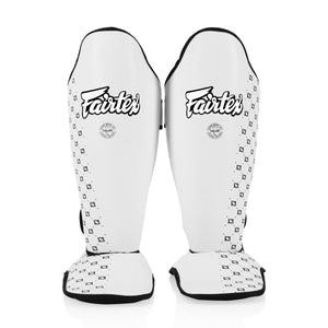 Paratibia Fairtex Competition SP5 con parapiedi Bianco