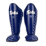 Paratibia Fairtex Competition SP5 con parapiedi Blu