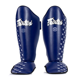 Paratibia Fairtex Competition SP5 con parapiedi Blu