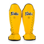 Paratibia Fairtex Competition SP5 con parapiedi Giallo