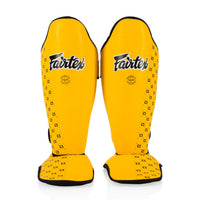 Paratibia Fairtex Competition SP5 con parapiedi Giallo