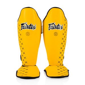 Paratibia Fairtex Competition SP5 con parapiedi Giallo