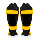 Paratibia Fairtex Competition SP5 con parapiedi Giallo