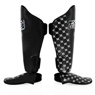 Paratibia Fairtex Competition SP5 con parapiedi Nero