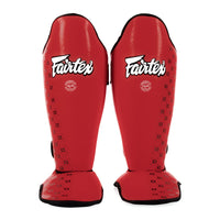 Paratibia Fairtex Competition SP5 con parapiedi Rosso