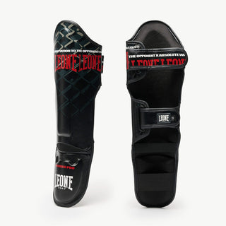 Paratibia Leone MMA Cage PT163 Grigio scuro