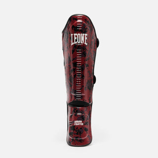 Paratibia Leone Urban Fighter PT118 Rosso-nero camo