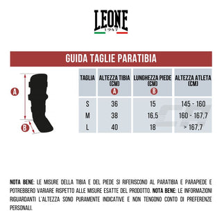 Paratibia Leone DNA PT177 con parapiedi
