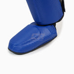 Paratibia con parapiede Adidas Pro Kickboxing WAKO Blu-bianco