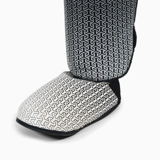 Paratibia con parapiede Adidas Pro Kickboxing WAKO Nero-bianco