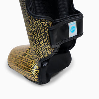 Paratibia con parapiede Adidas Pro Kickboxing WAKO Nero-oro
