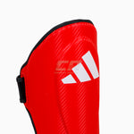 Paratibia con parapiede Adidas Pro Kickboxing WAKO Rosso-bianco