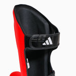 Paratibia con parapiede Adidas Pro Kickboxing WAKO Rosso-bianco