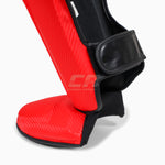 Paratibia con parapiede Adidas Pro Kickboxing WAKO Rosso-bianco