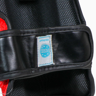 Paratibia con parapiede Adidas Pro Kickboxing WAKO Rosso-bianco