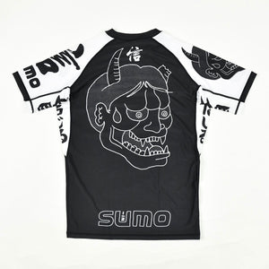 Rashguard Half Sumo Sugoi Ranked Bianco-Combat Arena