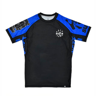 Rashguard Half Sumo Sugoi Ranked Blu-Combat Arena