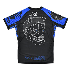 Rashguard Half Sumo Sugoi Ranked Blu-Combat Arena