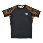 Rashguard Half Sumo Sugoi Ranked Marrone-Combat Arena