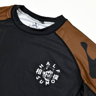Rashguard Half Sumo Sugoi Ranked Marrone-Combat Arena