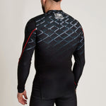 Rashguard Leone MMA Cage AB973 Grigio scuro-Combat Arena