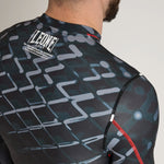 Rashguard Leone MMA Cage AB973 Grigio scuro-Combat Arena