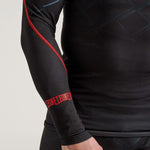 Rashguard Leone MMA Cage AB973 Grigio scuro-Combat Arena