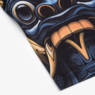 Rashguard Manto Barong maniche corte Nero-Combat Arena