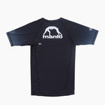 Rashguard Manto Rank maniche corte Nero-Combat Arena