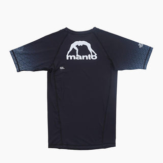 Rashguard Manto Rank maniche corte Nero-Combat Arena