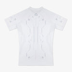 Rashguard Manto Shield maniche corte Bianco-Combat Arena