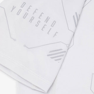 Rashguard Manto Shield maniche corte Bianco-Combat Arena