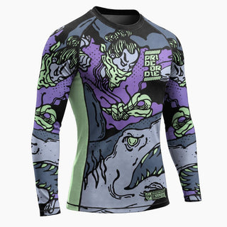 Rashguard Pride or Die Dangerous Water V2 maniche lunghe-Combat Arena