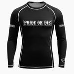 Rashguard Pride or Die Fight Club maniche lunghe-Combat Arena