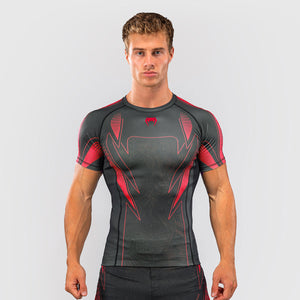 Rashguard Venum Amazonia Reborn maniche corte Nero-rosso-Combat Arena