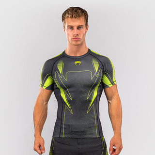 Rashguard Venum Amazonia Reborn maniche corte Nero-verde-Combat Arena